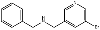 N-benzyl-1-(5-bromopyridin-3-yl)methanamine Structure