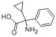 2-AMINO-2-CYCLOPROPYL-2-PHENYLACETIC ACID Structure