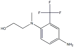 2-[4-Amino(methyl)-2-(trifluoromethyl)anilino]-1-ethanol 구조식 이미지