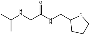 아세트아미드,2-[(1-메틸에틸)아미노]-N-[(테트라히드로-2-푸라닐)메틸]- 구조식 이미지