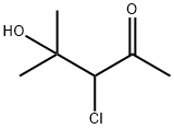 2-Pentanone,  3-chloro-4-hydroxy-4-methyl- Structure