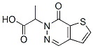 Thieno[2,3-d]pyridazine-6(7H)-acetic  acid,  -alpha--methyl-7-oxo- Structure