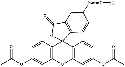 FLUORESCEIN-5-ISOTHIOCYANATE DIACETATE Structure