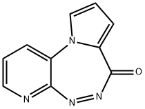 7H-Pyrido[2,3-c]pyrrolo[1,2-e][1,2,5]triazepin-7-one(9CI) 구조식 이미지