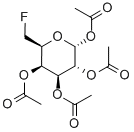 1,2,3,4-테트라-오-아세틸-6-디옥시-6-플루오로-알파-D-갈락토피라노스 구조식 이미지