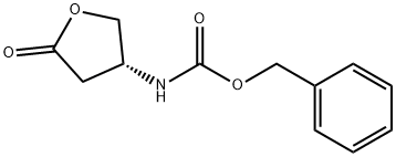 Benzyl (R)-5-oxotetrahydrofuran-3-ylcarbamate 구조식 이미지