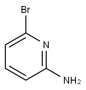 6-bromopyridin-2-amine 구조식 이미지