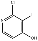 2-Chloro-3-fluoropyridin-4-ol 구조식 이미지