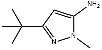 5-아미노-3-tert-부틸-1-메틸피라졸 구조식 이미지