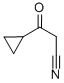 3-Cyclopropyl-3-oxopropanenitrile 구조식 이미지