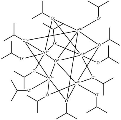 YTTRIUM ISOPROPOXIDE OXIDE 구조식 이미지