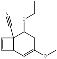 Bicyclo[4.2.0]octa-4,7-diene-1-carbonitrile, 2-ethoxy-4-methoxy- (9CI) 구조식 이미지