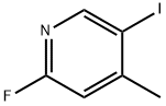 2-Fluoro-5-iodo-4-methylpyridine Structure
