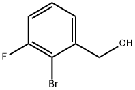 2-Bromo-3-fluorobenzyl alcohol Structure
