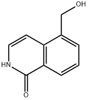 5-(히드록시메틸)이소퀴놀린-1(2H)-온 구조식 이미지