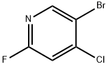 5-Bromo-4-chloro-2-fluoropyridine Structure