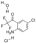 4-클로로-2-(트리플루오로아세틸)아닐린염산염수화물 구조식 이미지