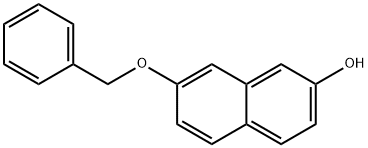 7-(BENZYLOXY)-2-NAPHTHOL Structure