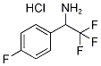 2,2,2-트리플루오로-1-(4-플루오로페닐)에틸아민염화물 구조식 이미지
