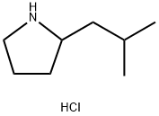 2-(2-메틸프로필)피롤리딘HCL 구조식 이미지