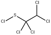 1,1,2,2-tetrachloroethanesulphenyl chloride  Structure