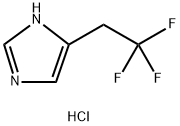 4-(2,2,2-TRIFLUOROETHYL)-1H-IMIDAZOLE HYDROCHLORIDE 구조식 이미지