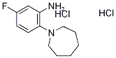 2-Azepan-1-yl-5-fluoro-phenylamine dihydrochloride 구조식 이미지