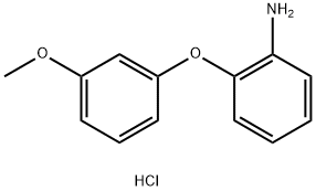 2-(3-Methoxyphenoxy)aniline hydrochloride Structure