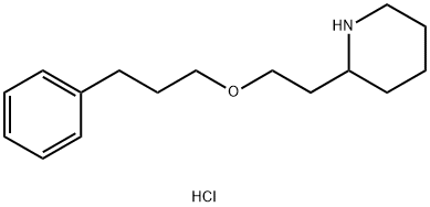 2-[2-(3-Phenylpropoxy)ethyl]piperidinehydrochloride 구조식 이미지