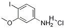 4-IODO-3-METHOXYANILINE HYDROCHLORIDE Structure