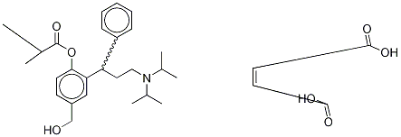 rac페소테로딘-d14푸마레이트 구조식 이미지
