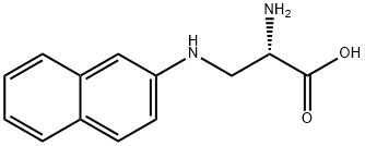 3-(2-나프탈레닐라미노)알라닌 구조식 이미지