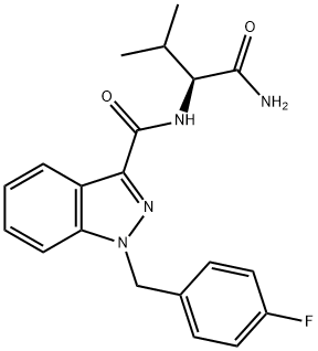 1185282-01-2 N-[(1S)-1-(aminocarbonyl)-2-methylpropyl]-1-[(4-fluorophenyl)methyl]-1H-indazole-3-carboxamide