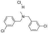 N-(3-Chlorobenzyl)(3-chlorophenyl)-N-methylmethanamine hydrochloride Structure