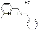 Benzyl-(6-methyl-pyridin-2-ylmethyl)-aminehydrochloride 구조식 이미지