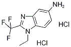 1-Ethyl-2-trifluoromethyl-1H-benzoimidazol-5-ylamine dihydrochloride Structure
