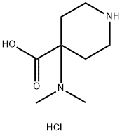 4-DIMETHYLAMINO-PIPERIDINE-4-CARBOXYLIC ACIDDIHYDROCHLORIDE Structure