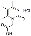 (4,5,6-Trimethyl-2-oxo-2H-pyrimidin-1-yl)-acetic acid hydrochloride Structure