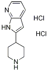 2-피페리딘-4-일-1H-피롤로[2,3-b]피리딘디히드로클로라이드 구조식 이미지