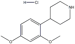 Piperidine, 4-(2,4-dimethoxyphenyl)- Structure