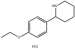 2-(4-Ethoxyphenyl)piperidine hydrochloride Structure