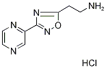 [2-(3-pyrazin-2-yl-1,2,4-oxadiazol-5-yl)ethyl]amine hydrochloride 구조식 이미지