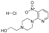 [1-(3-Nitropyridin-2-yl)piperazin-4-yl]ethanolhydrochloride 구조식 이미지