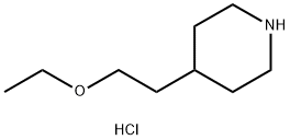 4-(2-ETHOXYETHYL)PIPERIDINE HYDROCHLORIDE Structure