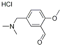 5-Dimethylaminomethyl-2-methoxy-benzaldehydehydrochloride Structure