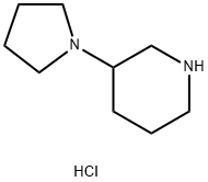 3-Pyrrolidin-1-yl-piperidine dihydrochloride 구조식 이미지