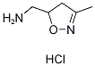 [(3-methyl-4,5-dihydroisoxazol-5-yl)methyl]amine hydrochloride Structure