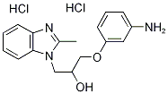 1-(3-Amino-phenoxy)-3-(2-methyl-benzoimidazol-1-yl)-propan-2-ol dihydrochloride 구조식 이미지