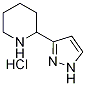 2-(1H-Pyrazol-3-yl)-piperidine hydrochloride 구조식 이미지