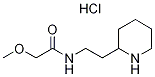 2-Methoxy-N-(2-piperidin-2-yl-ethyl)-acetamidehydrochloride 구조식 이미지